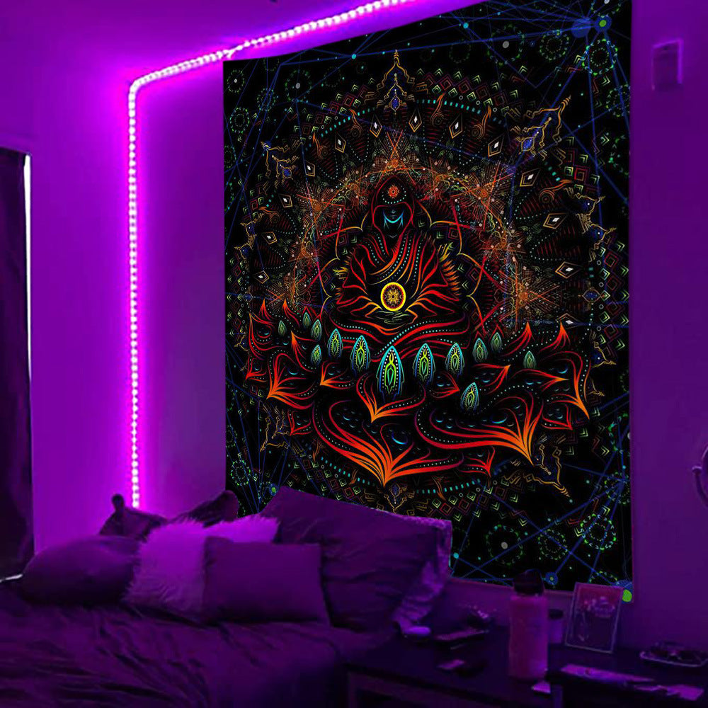 לונג פסיכדלי - דגם שושן (זוהר בחושך)